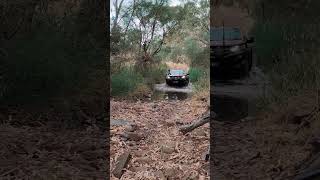 Mitsubishi Mr Triton small water crossing [upl. by Ynaitirb931]