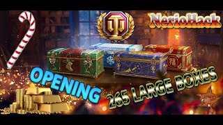 OPENING 265 LARGE BOXES Holiday Ops 2024 WoT [upl. by Fesuoy]