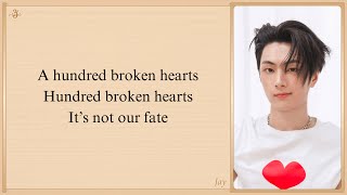 ENHYPEN Hundred Broken Hearts Easy Lyrics [upl. by Sucram]