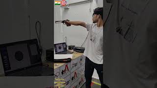 10m Air Pistol Shooter 🇮🇳 load Aim Fire 🎯 [upl. by Saffian]