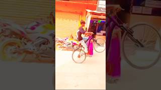 kishurider06 Please subscribe🙏 cycle video 🚴lakhisarai ke Chauk per Naseebo [upl. by Hanna]