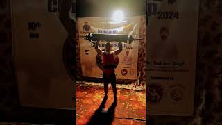 Kumaon strongman championship 2024 logliftgoldmedalstrongmgymshorts [upl. by Duwad]