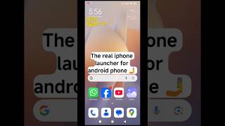 ios launcher for Android😱🫡🚫ios youtubeshortsshorts [upl. by Pheni]