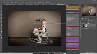 Add Glitter in Photoshop Tutorial [upl. by Samuella]