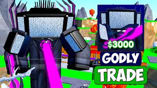 Insane Trade For GODLY UNIT in Roblox Toilet Tower Defense [upl. by Adidnac]