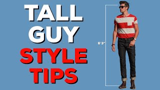 7 Style Tips for Tall Guys  How to Dress  Parker York Smith [upl. by Ahtanoj787]