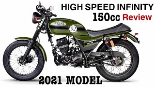 Hi Speed Infinity 150 Cc Model 2021 at New Pak Trading Company Rawalpindi  Bike Mate PK [upl. by Samale]