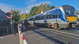 MPV antrim station level crossing co antrim 101014 [upl. by Inuat]