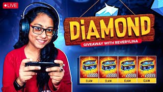 500K Diamond 💎 Live Giveaway 🤑 Guild Test  LIVE Top Up 🔥 Join and win [upl. by Esahc]