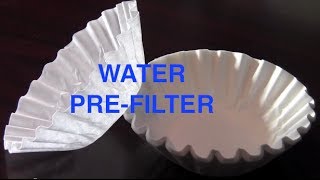 Prepping Tip Water PreFilter [upl. by Ahtennek]