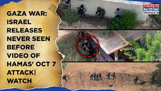 Watch Israel Releases Never Seen Before Video Of Hamas October 7 Attack Gaza War Anniversary [upl. by Rorry]