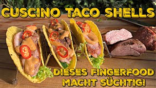 CUSCINO TACO SHELLS  schnelles Fingerfood mit frischen Zutaten [upl. by Alegnatal]