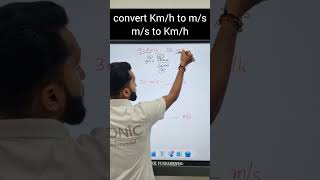 convert Kmh to ms convert ms to Kmh shorts reels [upl. by Ayoted]