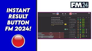 How to INSTANT RESULT in FM24  Finish Season in 5 minutes [upl. by Gearalt]