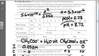 Selecting Indicators for AcidBase Titrations Lab Explanation [upl. by Say889]