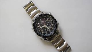 Обзор часов Casio Edifice EQS500 [upl. by Ilbert839]