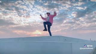 B jay Randhawa new tiktok Dance step video on roof Guri Sone diya waliya [upl. by Le817]