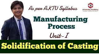 MP4 Heat Transfer and Solidification  Solidification of Casting  Solidification of Pure Metal [upl. by Theola754]