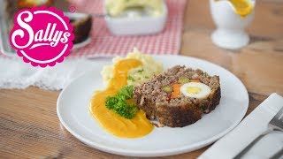 Falscher Hase  Hackbraten aus dem Ofen  Ostermenü  Sallys Welt [upl. by Steady]