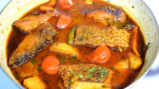 জিভে জল আনা স্বাদে কাতলা মাছের স্পেশাল লাল ঝোল Katla Macher Recipe in Bengali Style Katla Recipe [upl. by Phip]