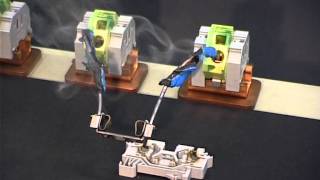 WAGO short circuit terminal block test [upl. by Whang]