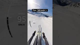 Quel est votre record de vitesse  Votre objectif pour cet hiver  ☃️⛷️🚀 speed ski insta360 [upl. by Sgninnej]