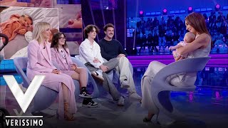 Verissimo  Veronica Peparini e Andreas Muller presentano la loro grande famiglia [upl. by Eiddal]