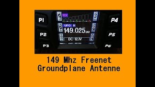 149Mhz Freenet Groundplane Antenne selbst basteln [upl. by Diao686]