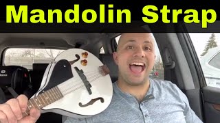 How To Attach A Mandolin StrapEasy Tutorial [upl. by Adnirual]