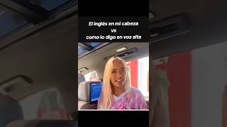 KAROL G HABLANDO INGLÉS 😹 shortvideos shorts viral tiktok youtubeshorts fyp parati [upl. by Nonad976]