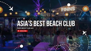 Best Beach Club Nightlife  BIGGEST BEACH CLUB IN ASIA  Pool Party  BALI Indonesia 4KTour [upl. by Luttrell]