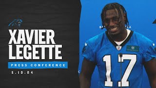 Xavier Legette talks focusing after being drafted in the first round [upl. by Nored]