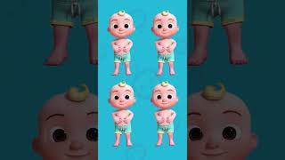 Do The BELLY BUTTON DANCE  shorts dancing cocomelon music educational kids learning dance [upl. by Mommy]