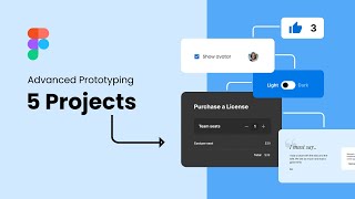 Figma Variables amp Advanced Prototyping  Crash Course [upl. by Loutitia]