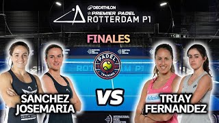 ROTTERDAM PREMIER PADEL P1🇳🇱 FINAL SanchezJosemaria vs TriayFernandez Highlights [upl. by Elbam]