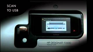 HP Designjet T2300ps Features [upl. by Llednov]