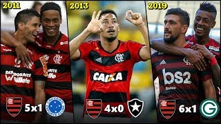 A MAIOR VITÓRIA E A MAIOR DERROTA DO FLAMENGO ANO A ANO DESDE 2000 [upl. by Launamme]