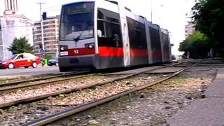 Tramvaie Siemens ULF in Oradea 5  Siemens ULF Trams in Oradea 5 15 06 amp 16 07 2010 [upl. by Dnomsed]