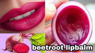 How to make beetroot lip balm at home  DIY Lipbalm 👄 [upl. by Carolus165]