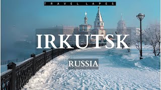 Explore Irkutsk City in Russia  Irkutsk Is One Of The Largest Siberian Cities  By Drone [upl. by Ahsenrat]