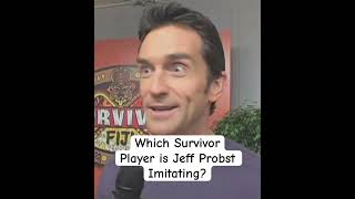 Which Survivor Player is Jeff Probst Imitating [upl. by Nelson197]