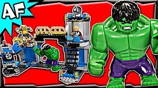 HULK LAB SMASH 76018 Lego Marvel Avengers Super Heroes Animated Building Review [upl. by Elladine]