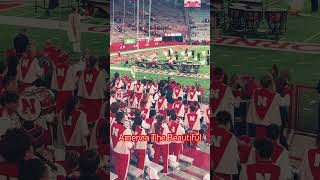 The Cornhusker Marching Band americathebeautiful cmb collegemarching huskers veteransday [upl. by Trista]