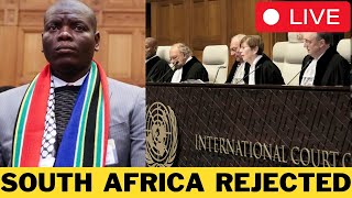 🚨 LIVE The ICJ Rejects South Africa Over Israel Case [upl. by Norean930]