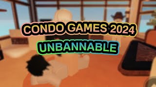 ROBLOX UNBANNABLE CONDO GAMES IN 2024 SERVER IN DESC [upl. by Dinnie]