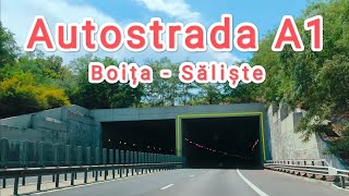 Autostrada A1  Boita  Saliste  Romania [upl. by Wallford]