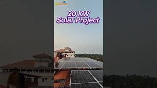 20Kw Solar Project Calicut Solar Solution shorts solar solarinverter solarprojec [upl. by Karlan]