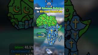 Most Common Religion In African Countries🌍☪️✝️ [upl. by Obnukotalo]