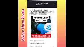 ADBLUE UREA SOLUTION FORMULATIONS [upl. by Brien]