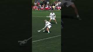 Notre Dame Lacrosse Scores DOUBLE BehindTheBack Goal shorts [upl. by Isle]